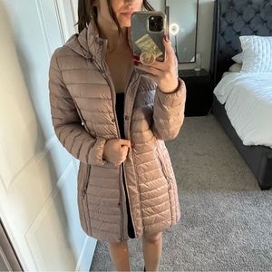 Midi length puffer jacket Size M